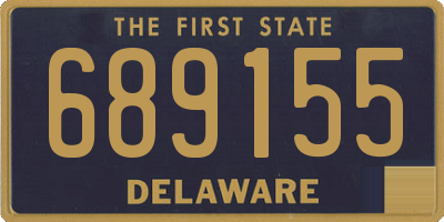 DE license plate 689155