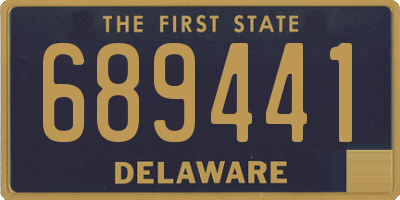 DE license plate 689441