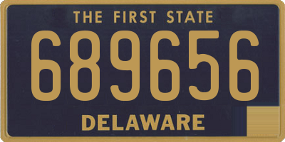 DE license plate 689656