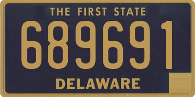 DE license plate 689691