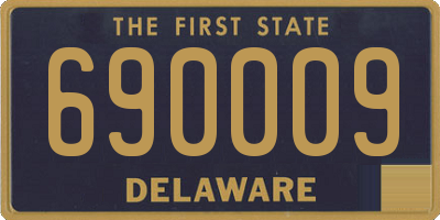 DE license plate 690009