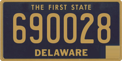 DE license plate 690028