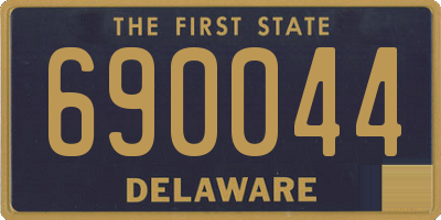 DE license plate 690044