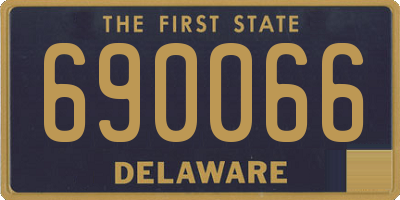 DE license plate 690066