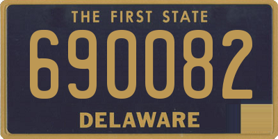 DE license plate 690082