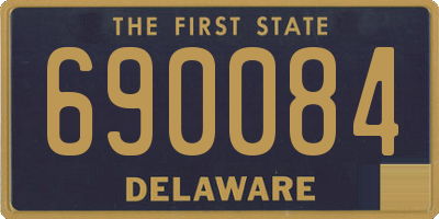 DE license plate 690084