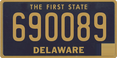 DE license plate 690089