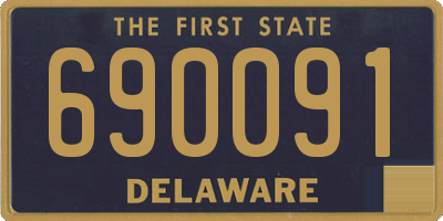 DE license plate 690091