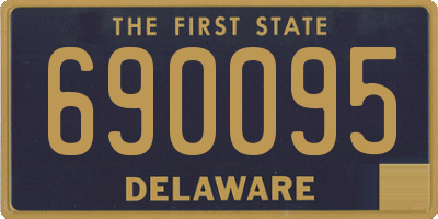 DE license plate 690095