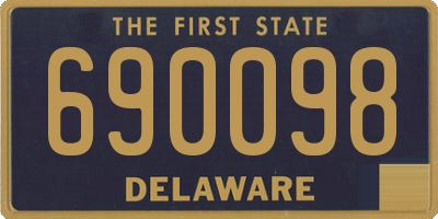 DE license plate 690098