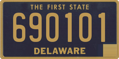 DE license plate 690101