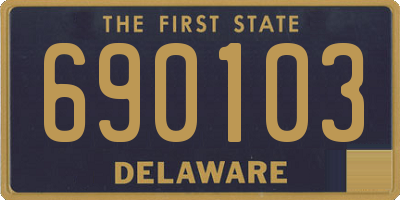 DE license plate 690103