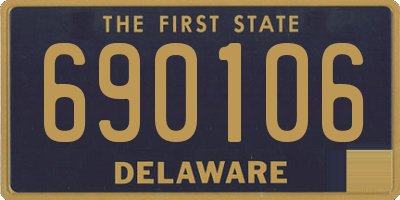 DE license plate 690106