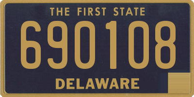 DE license plate 690108