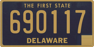 DE license plate 690117