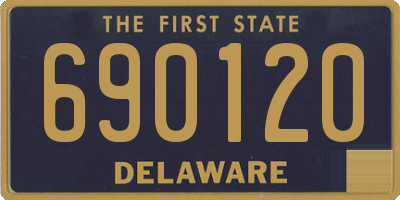 DE license plate 690120