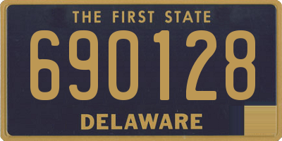 DE license plate 690128