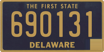 DE license plate 690131