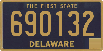 DE license plate 690132