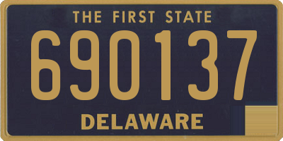 DE license plate 690137