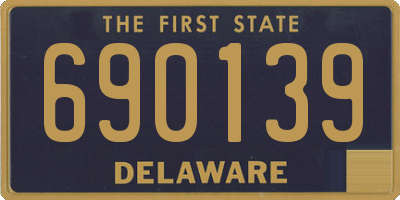 DE license plate 690139