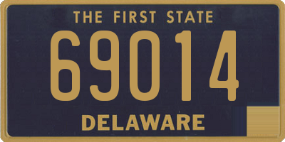 DE license plate 69014