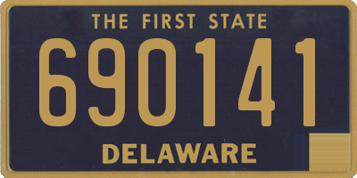 DE license plate 690141