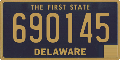 DE license plate 690145