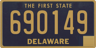 DE license plate 690149