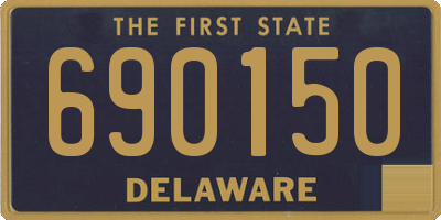 DE license plate 690150