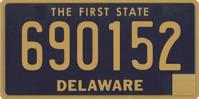 DE license plate 690152