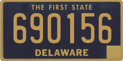 DE license plate 690156