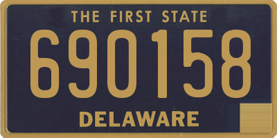 DE license plate 690158