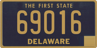 DE license plate 69016