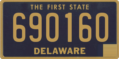 DE license plate 690160
