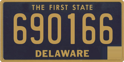 DE license plate 690166