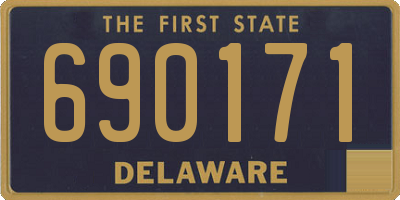DE license plate 690171