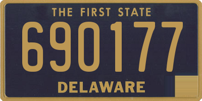 DE license plate 690177