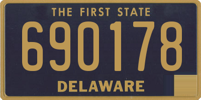 DE license plate 690178
