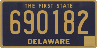 DE license plate 690182