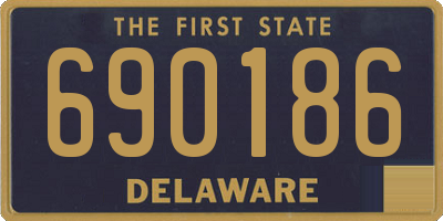 DE license plate 690186