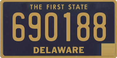 DE license plate 690188