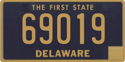 DE license plate 69019