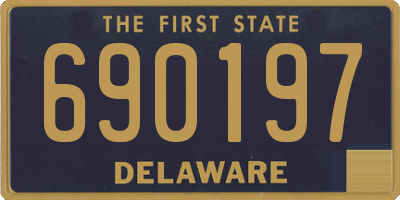 DE license plate 690197