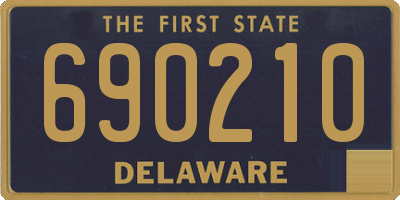 DE license plate 690210