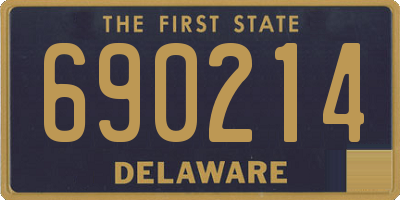 DE license plate 690214