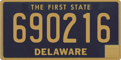 DE license plate 690216