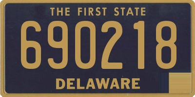 DE license plate 690218