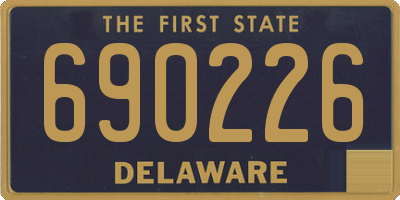 DE license plate 690226