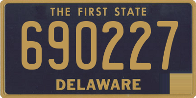 DE license plate 690227